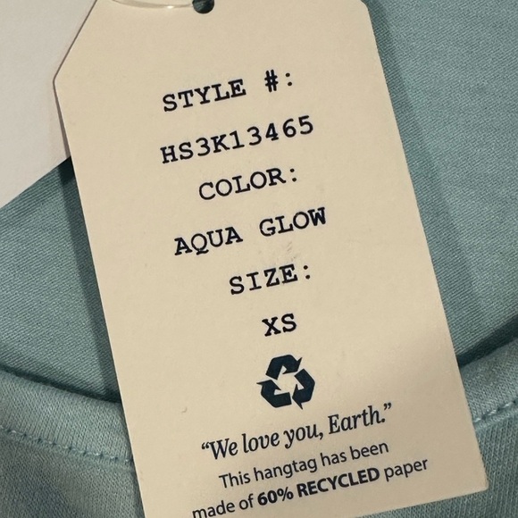 Hippie Rose XS Aqua Blue Glow Knotted Tank Top Boho Chic  Layering‎ Resort Beach - Picture 8 of 10